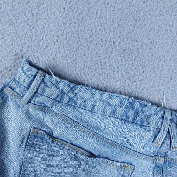 Good American Jeans Women's 16 (W42xL33) Light Wash Denim High Rise Distressed - Picture 12 of 13